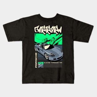 Luxury Porsche Carrera GT Kids T-Shirt